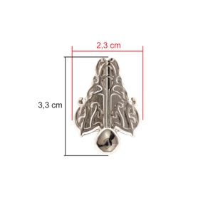 PEZINHO-LUIZ-XV-PEQ-NIQUELADO-Medidas