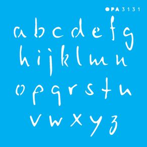 3131---10x10-Simples---Alfabeto-Micro-Minusculo-15cm