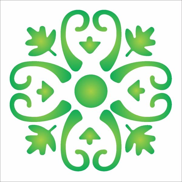 0144---10x10-Simples---Arabesco-Folhas