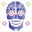 1177---10X10-Simples---Caveira-Mexicana