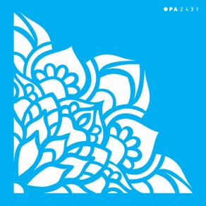 2431---14X14-Simples---Cantoneira-Flor-de-Lotus
