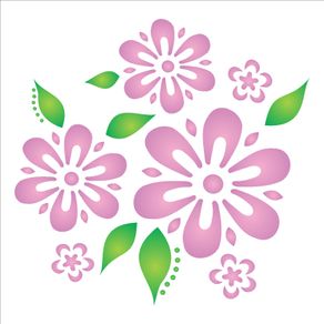 1056---14x14-Simples---Flores-e-Folhas
