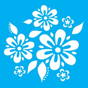 1056---14x14-Simples---Flores-e-Folhas