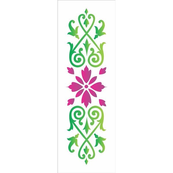 0736---10x30-Simples---Arabesco-Folhas-I