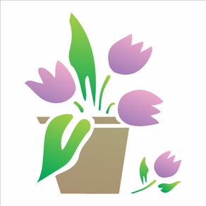 1061---14x14-Simples---Vaso-Tulipa
