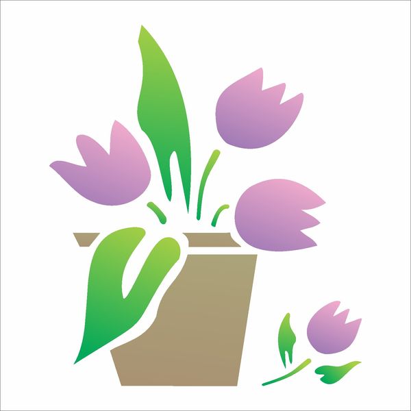 1061---14x14-Simples---Vaso-Tulipa
