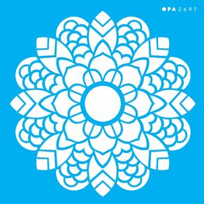 2697---14x14-Simples---Mandala-Folhas