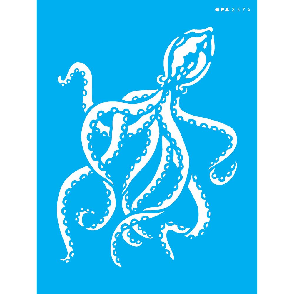 Stencil 15 x 20 Mar Polvo Cod. 2574 - lojametallica