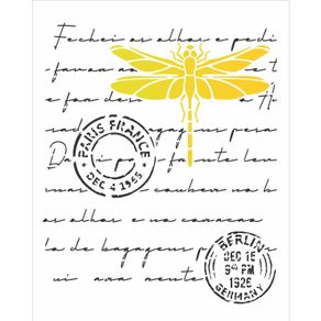 3096---20x25-Simples---Carta-Antiga-Libelula