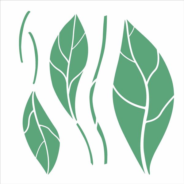 3124---305x305-Simples-Organico-Folhas-I
