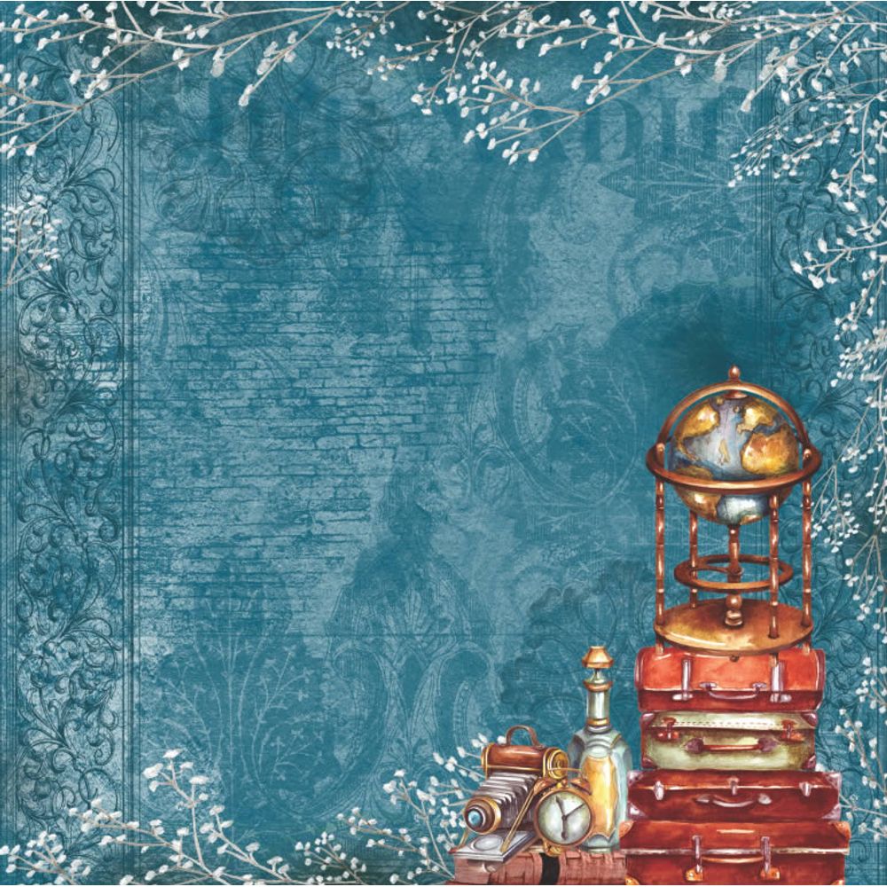 Scrapbook Papierhalter Transparent - Organizer Für Bastelpapier 30,5x30,5cm