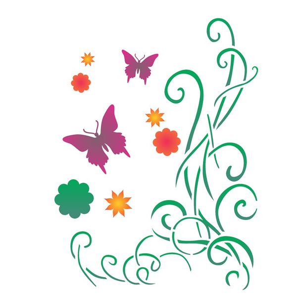 2261---20x25-Simples---Cantoneira-Borboletas-e-Arabescos