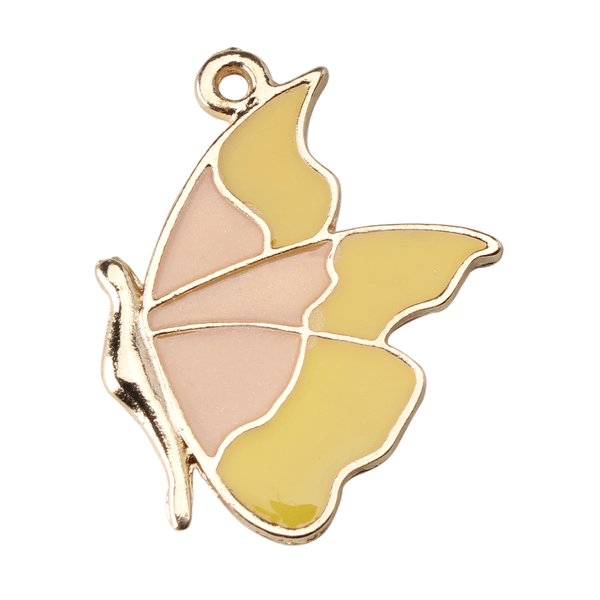 pingente-de-metal-borboleta-amarelo