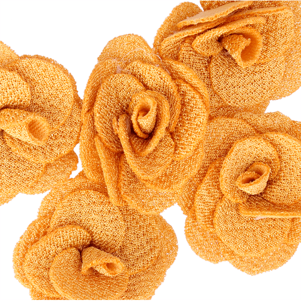 flor-de-tecido-30mm-em-poliester-mostarda