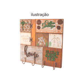 Placa-Mosaico-em-Pinus-305x305x2---Com-Aplique-Home-decorada