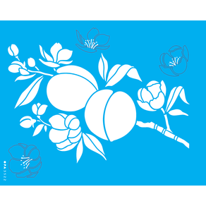 3522---20x25-Simples---Frutas-Pessegos-e-Flores