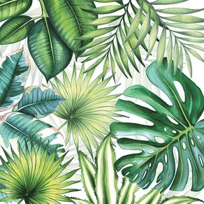 GUARDANAPOS-DECOUPAGE-33X33-TROPICAL-LEAVES-WHITE