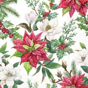 Guardanapos-Decoupage-33x33-Christimas-Floral-33318875